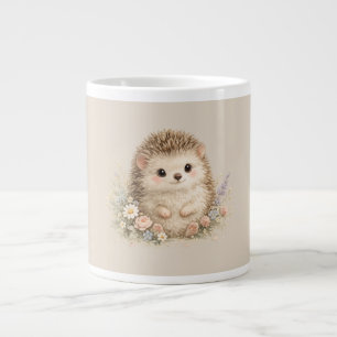 Adorable Hedgehog European Garden Giant Coffee Mug