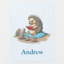 hedgehog baby blanket
