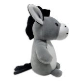 Adorable High-Quality Donkey 6” Plushie (Side)