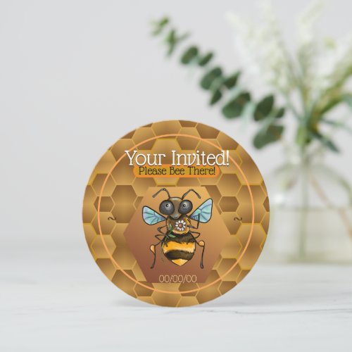 Adorable Honey Bee Invitation