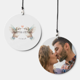 Adorable Hummingbird Add Photo Wind Chime