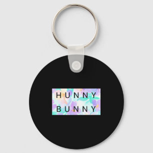 Adorable hunny bunny kids easter t shirt_1  keychain