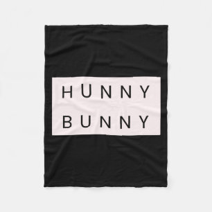 Adorable hunny bunny kids easter t shirt fleece blanket