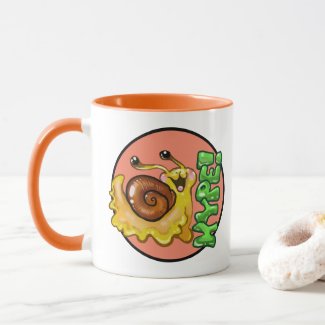 Adorable HYPE! Snail Emote Mug