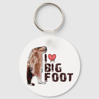 Adorable! I LOVE <3 BIGFOOT design Finding Bigfoot Keychain