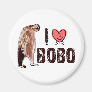 Adorable! I LOVE <3 BOBO design - Finding Bigfoot Magnet