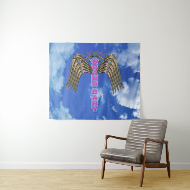 Adorable “I Love My Grand Baby” Tapestry (In Situ (Horizontal))
