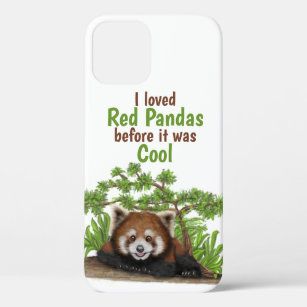 Adorable I Loved Red Panda Kids iPhone 12 Case