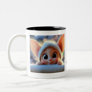 Adorable "I see you" coffee mug