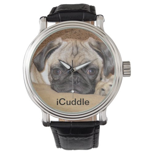 Adorable iCuddle Pug Puppy Watch