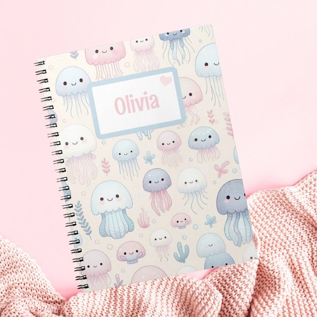Adorable Jellyfish Parade Notebook (Creator Uploaded)