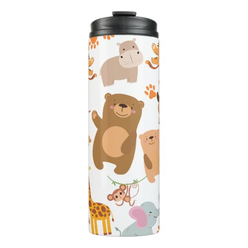 Adorable Jungle Friends Travel Mug