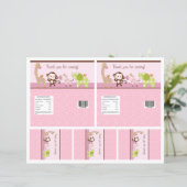 Adorable "Jungle Girl" Candy Bar Labels 2 sizes (Standing Front)