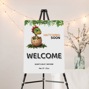 Adorable Kawaii Baby Dinosaur Hatching Foam Board