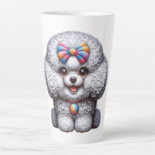 Adorable Kawaii Fantasy Dragon Latte Mug