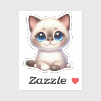 Adorable Kawaii Kitten Sticker