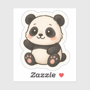 Adorable Kawaii Panda Sticker – Cute animal