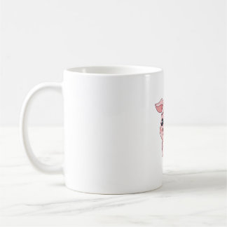 Adorable Kawaii Piglet Illustration Coffee Mug