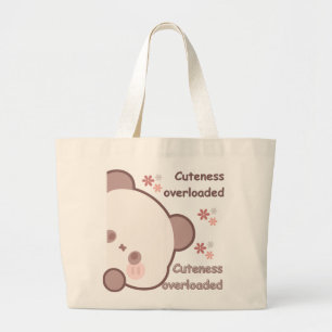 Adorable Kawaii Style Illustration Tote Bag