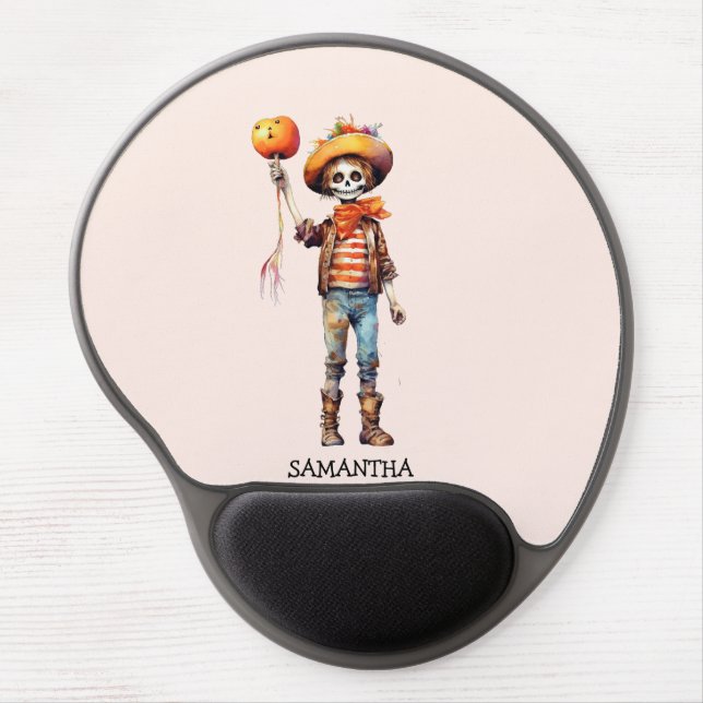 Adorable Kid Zombie - Cute Halloween (3) Gel Mouse Pad (Front)