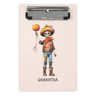 Adorable Kid Zombie - Cute Halloween (3) Mini Clipboard