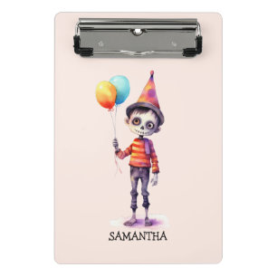 Adorable Kid Zombie - Cute Halloween (4) Mini Clipboard