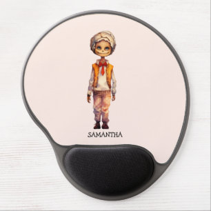 Adorable Kid Zombie - Cute Halloween Gel Mouse Pad