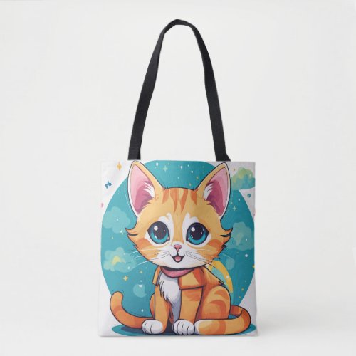 Adorable Kids Cat Totes and Shopping Bags