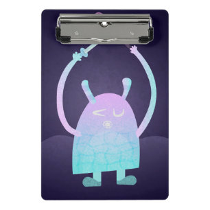 Adorable Kids Monster Character Mini Clipboard