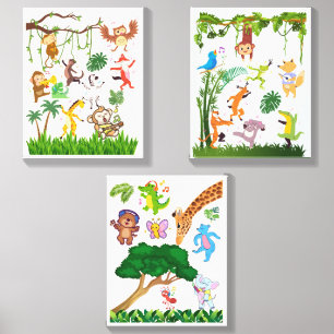 Adorable Kids Room Design Canvas Photo Tile