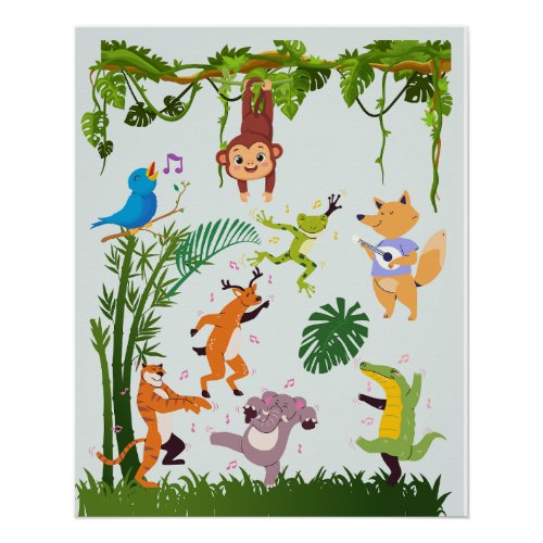 Adorable Kids Room Design Poster