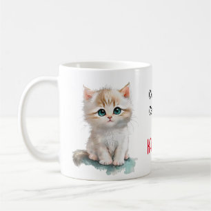 Adorable Kitten Childless Cat Lady for Kamala  Coffee Mug