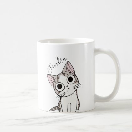 Adorable Kitten for Cat Lover Cat Mom Personalized Coffee Mug