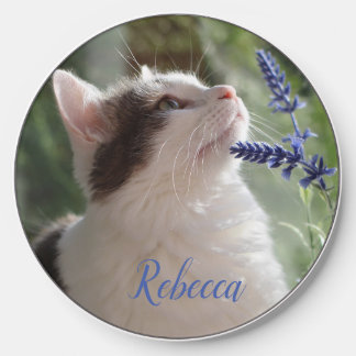 Adorable Kitten in the Garden Wireless Charger