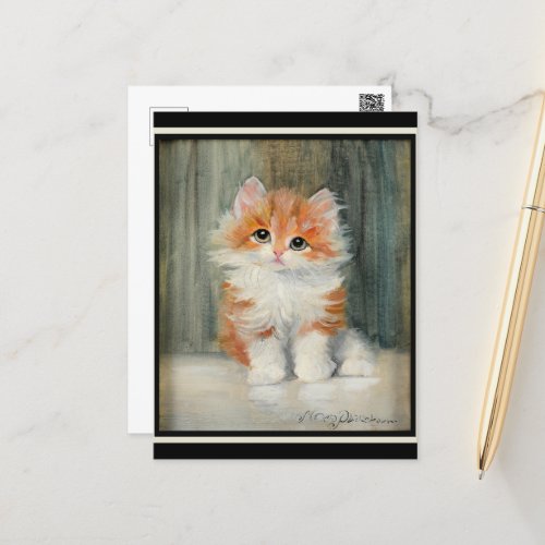 Adorable Kitten Postcard