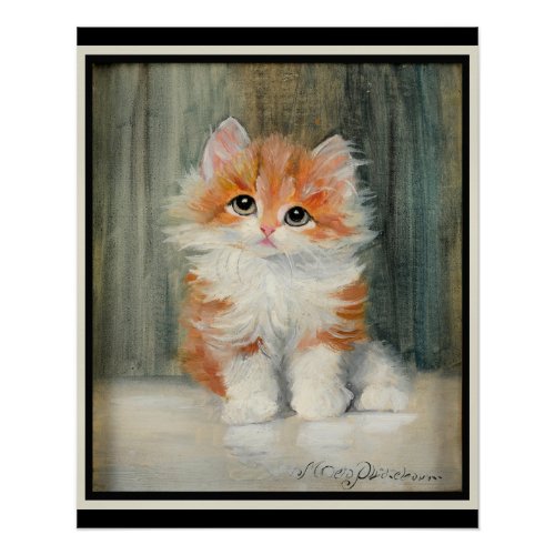 Adorable Kitten Poster