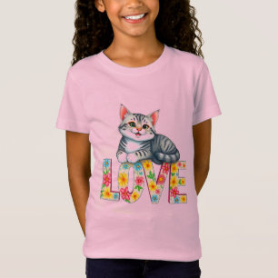 🐱 Adorable Kitten Resting Love Cute Cat Design T-Shirt