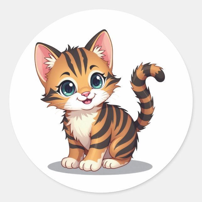 Adorable Kitten Stickers (Front)