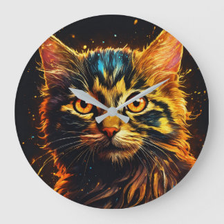 Adorable Kitten Wall Clock for Feline fans