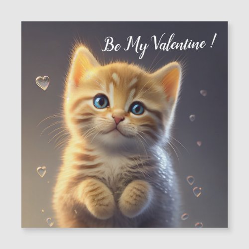 Adorable Kitten Wants To Be Your Valentine