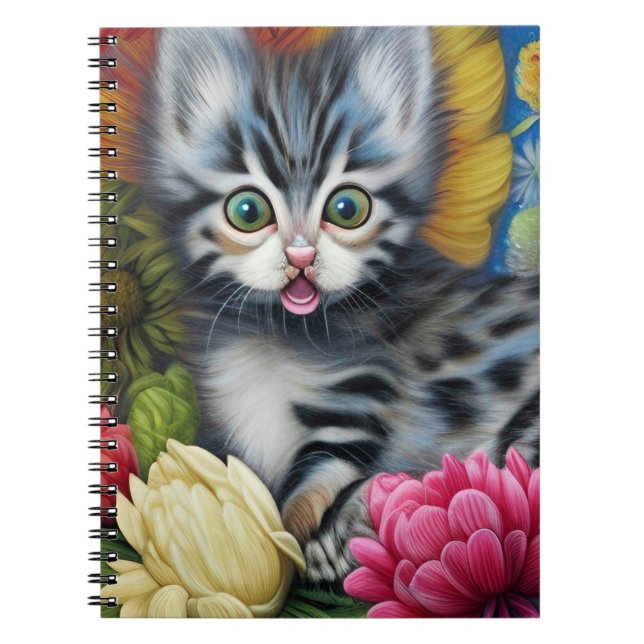 Adorable Kittens 5 Notebook (Front)