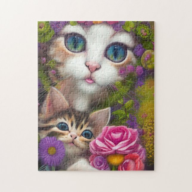 Adorable Kittens 8 Jigsaw Puzzle (Vertical)