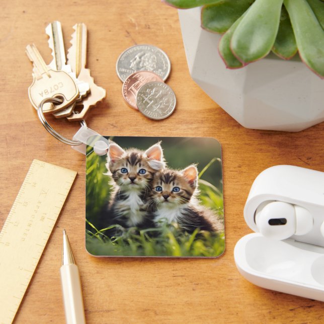 Adorable Kittens Keychain (Desk)