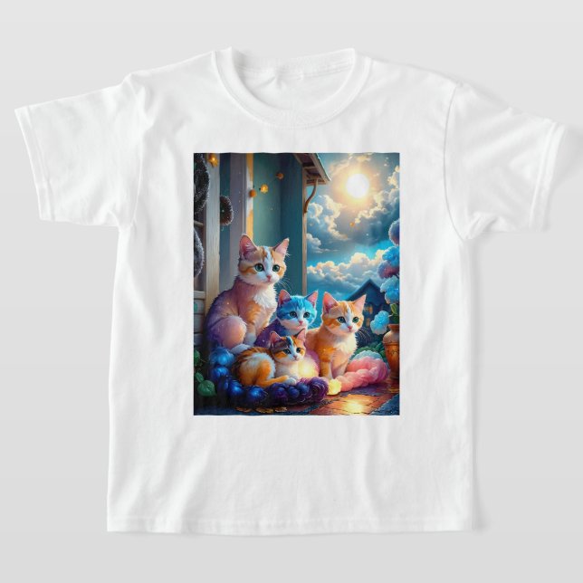 Adorable Kittens T-Shirt (Laydown)