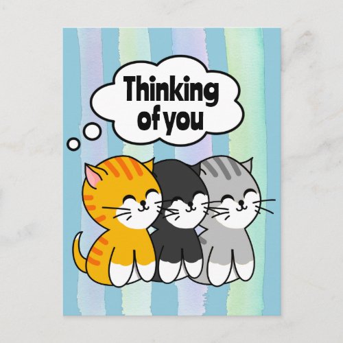 Adorable Kittens with Heartfelt Message Postcard