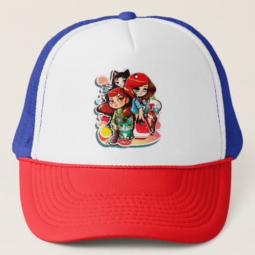 Adorable Kitty Cat Moments Trucker Hat