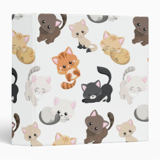 Adorable Kitty Cats Binder