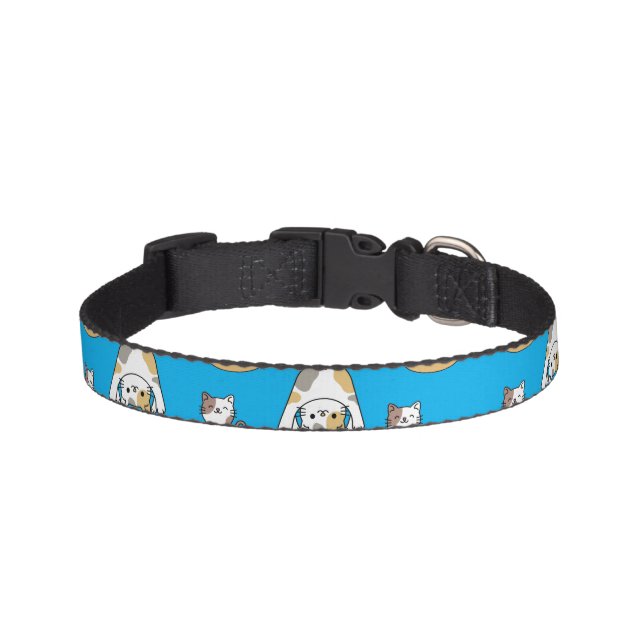 Adorable Kitty Cats Pet Collar (Front)