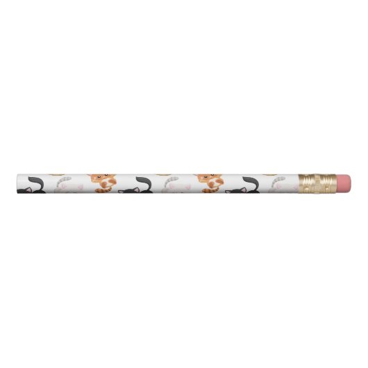 Adorable Kitty Cats Print Pencil (Front)