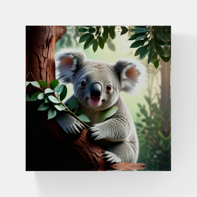 Adorable Koala Bear Paperweight (Front)